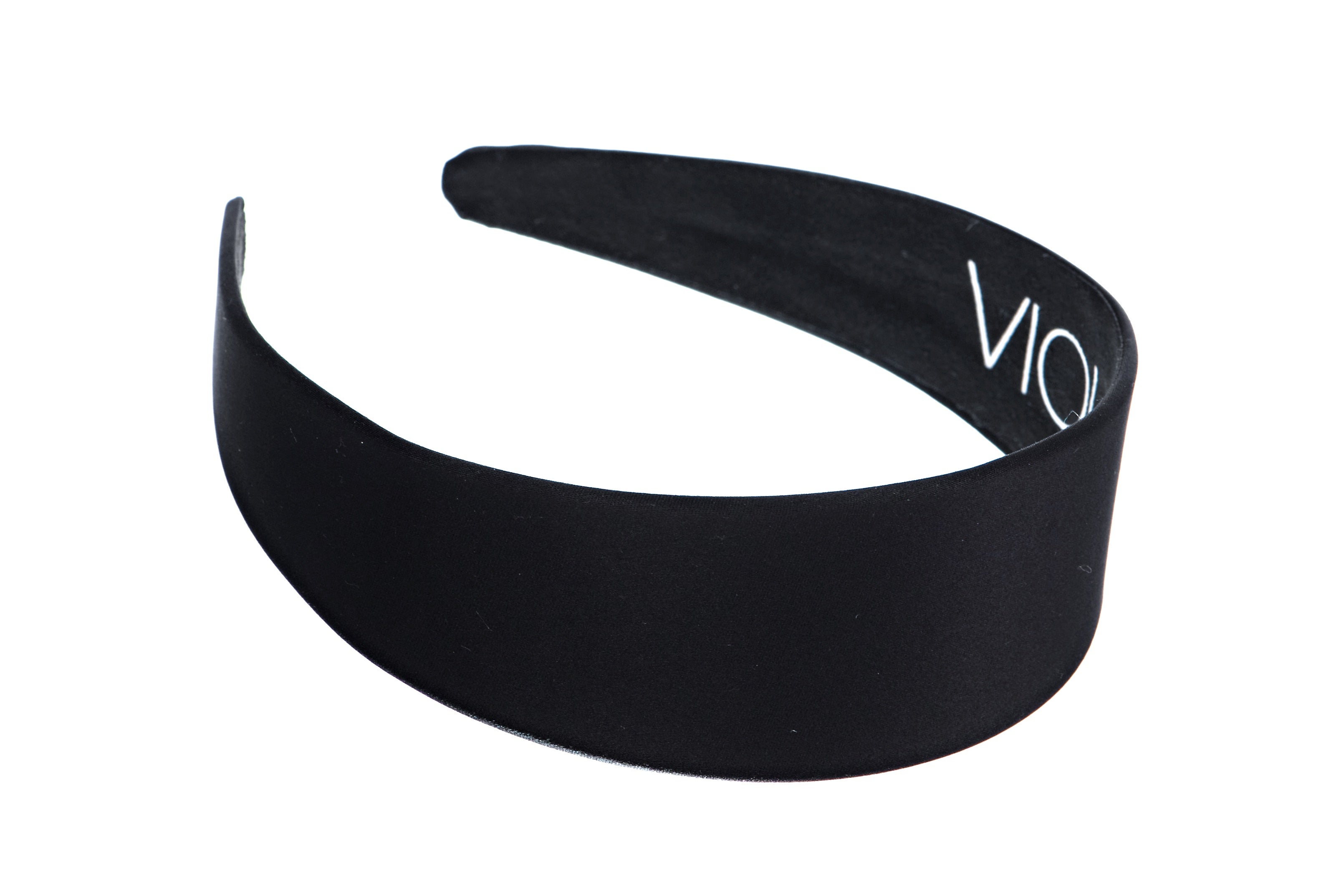 Satin Black Headband